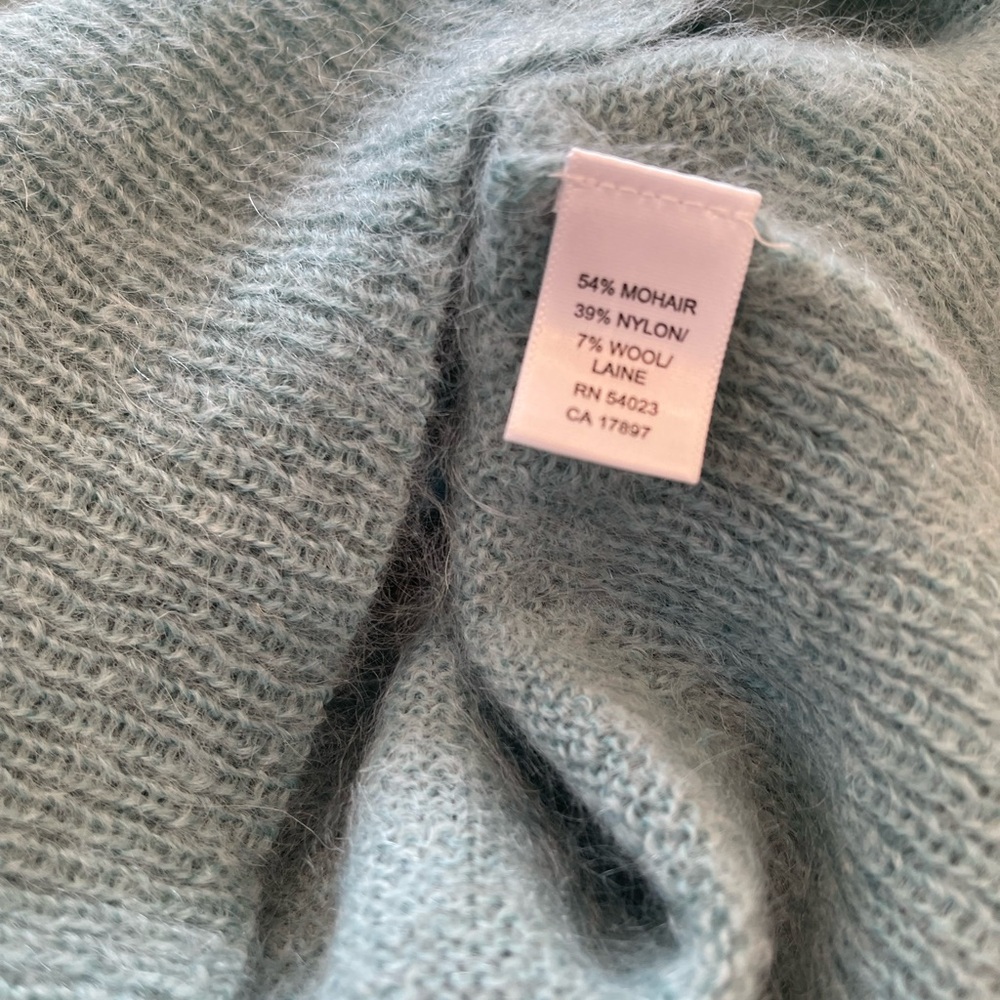 Vintage Banana Republic Soft Blue Mohair Knit Camisole - Picture 4 of 10